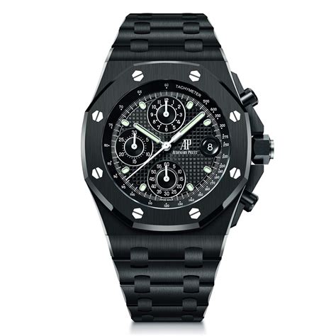 audemars piguet royal oak offshore black dial|Piguet royal oak watch price.